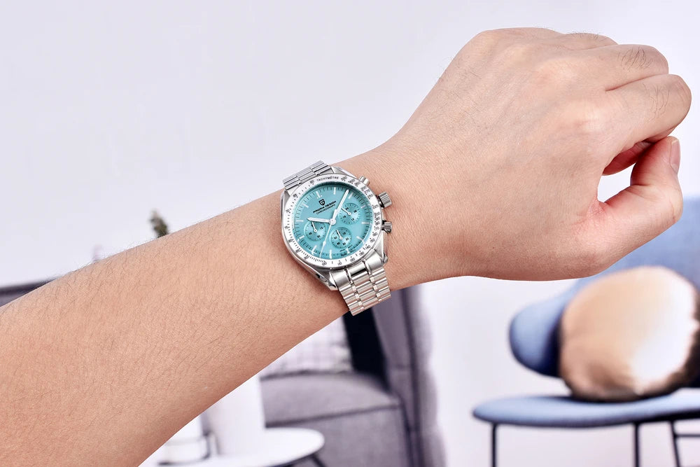 2026 New PAGANI DESIGN 1701 V5 Men's Watches Luxury Quartz Watch Men Sports Speed Chronograph AR Sapphire glass 100M Waterproof
