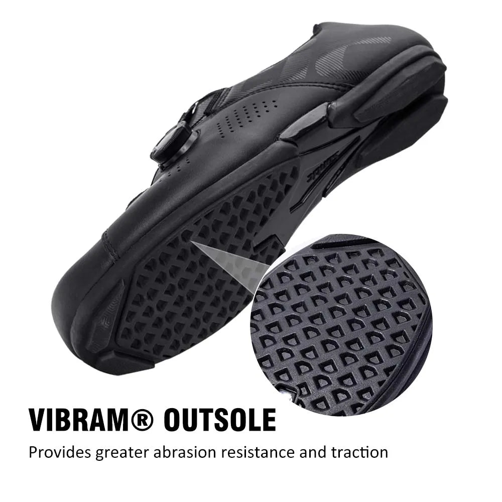 Santic Cycling Non-lock Flat Shoes Men Outdoor Sports MTB Bike Shoes Women Adjustable Casual Road Sneakers Comfortable Asia Size