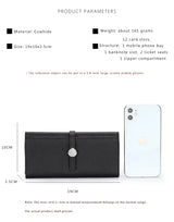 Genuine Leather Wallet Women Long Clutch Fashion Luxury Brand Ladies Purses Card Holder Zipper Coin Pocket High Quality Billfold