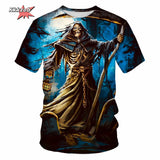 Men's Skull Beer Graphic T-Shirt