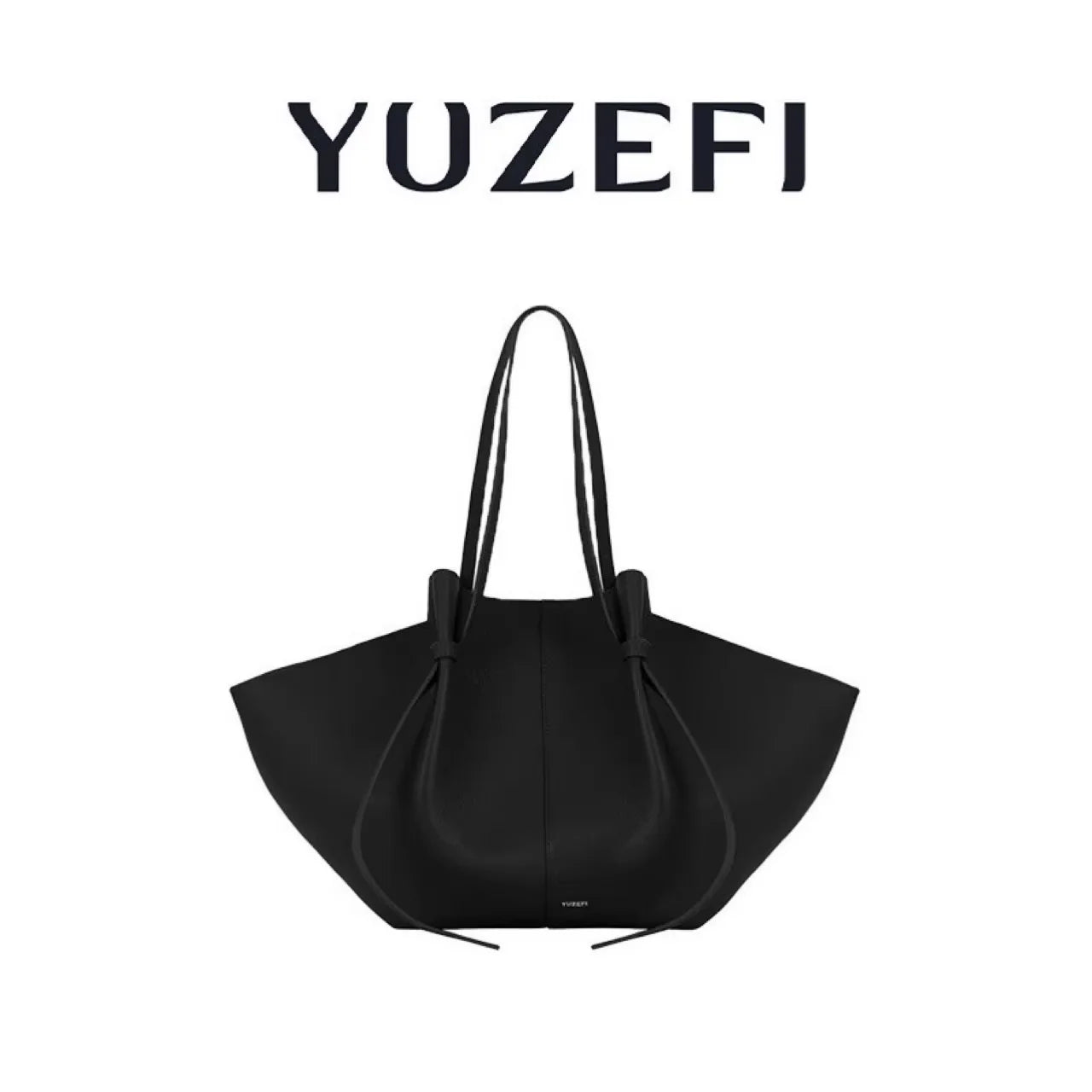 YUZEFI Women Tote Bag Solid Color Retro Minimalist Relaxation Luxury Versatile Daily Commuter Travel Large Capacity Shoulder Bag