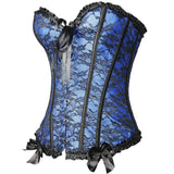 Gothic Overbust Corset Top - USA Made Slimming Waist Cincher