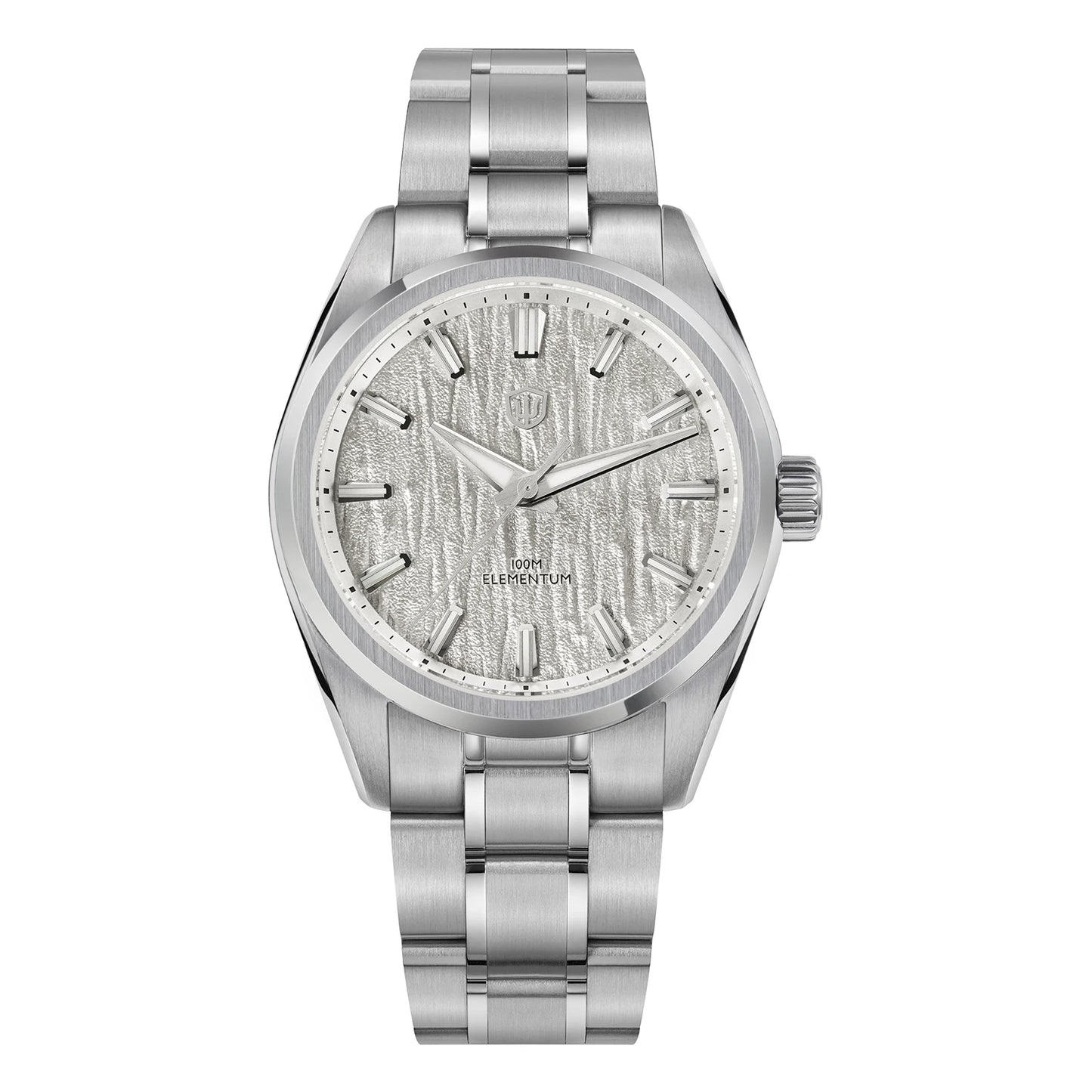Watchdives WD0003C Quartz Watch VH31 Sweep Seconds Movement 38mm Ice Crack Dial Sapphire Luminous 100m Waterproof Men Wristwatch
