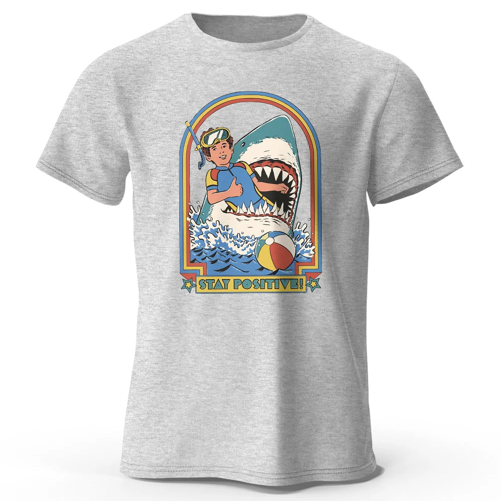 Men's "Stay Positive" Vintage Cotton T-Shirt