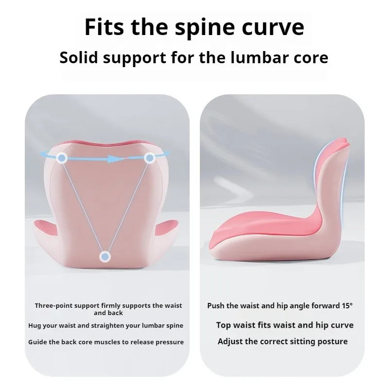 Upgrade "L" Shape Memory Foam Orthopedic Cushion Comfort Ergonomic Design Back Coccyx Pillow Car Seat Office Chair Pain Relief