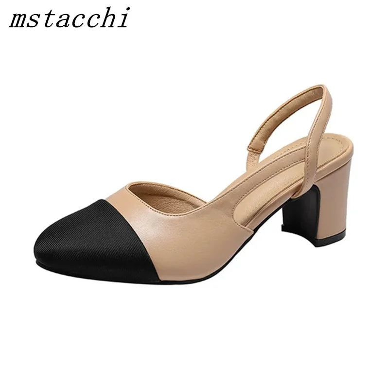 Women's Elegant Flat Sandals | Mixed Color Comfort Shoes