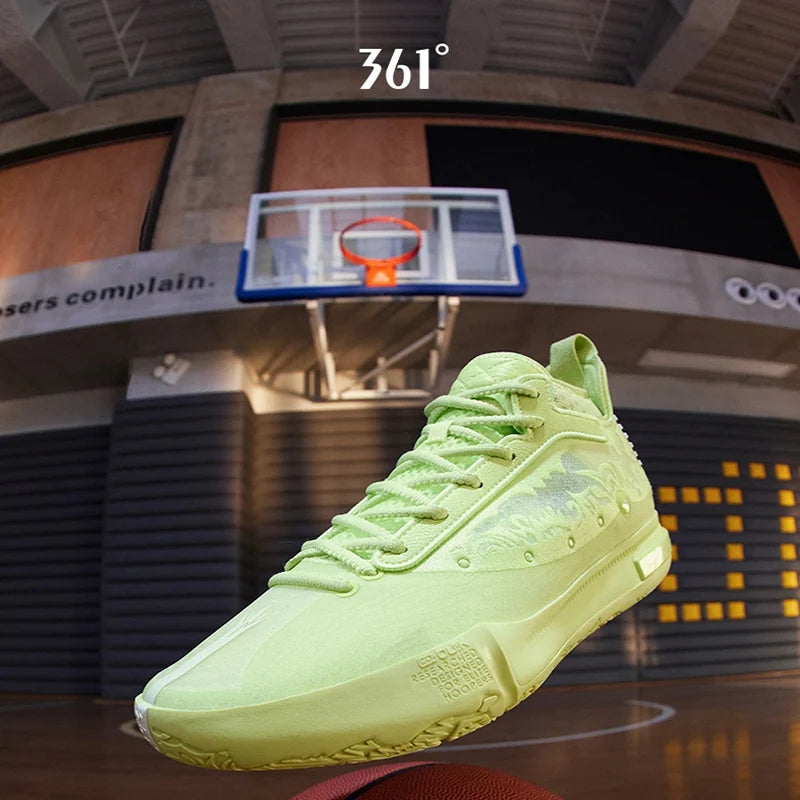 361 Degrees Joker 1 SE Men Basketball Shoe New Trendy Leather Lightweight Shock-Absorbing Wear-resistant Male Sneakers 672521123