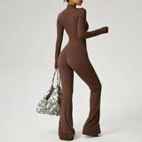 High-Performance Long Sleeve Yoga Jumpsuit