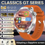 2026 Smart Watch Always display AMOLED NFC Bluetooth Call GPS trajectory Waterproof Health Sport Smartwatch Men for Android iOS