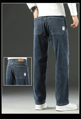 Men’s Relaxed Straight-Leg Stretch Jeans