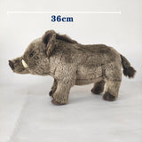 Vicious African Pig Plush Toy Frightening Wild Boar Stuffed Animal Dolls Ideal Birthday Gifts For Boys Decoration Dropshipping