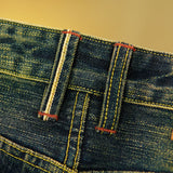 19oz Selvedge Denim Straight-Leg Jeans for Men | Emerald
