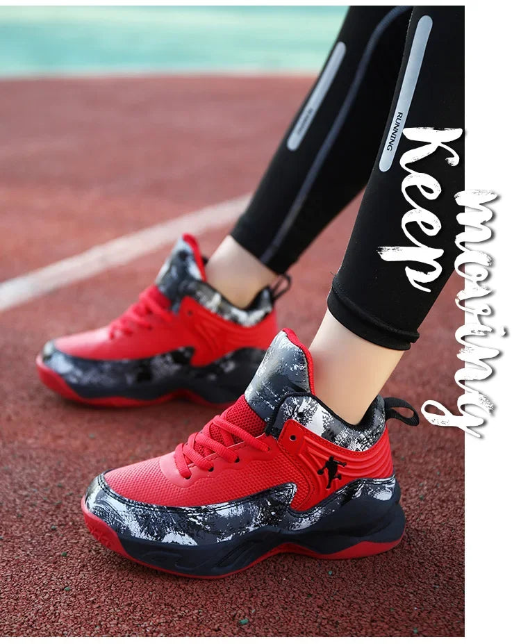 Boys' Pro-Performance Basketball Sneakers