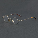 56948 Top Quality Retro Pure Titanium Glasses Frame Lady Trend Small Size Round Optical Eyeglass Frame Men Fashion Clear Eyewear