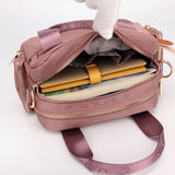 High Quality Fabric Women Shoulder Bag Pretty Style Gilrs Shopping Messenger Bag Fashion Casual Double Layers Women Handbag