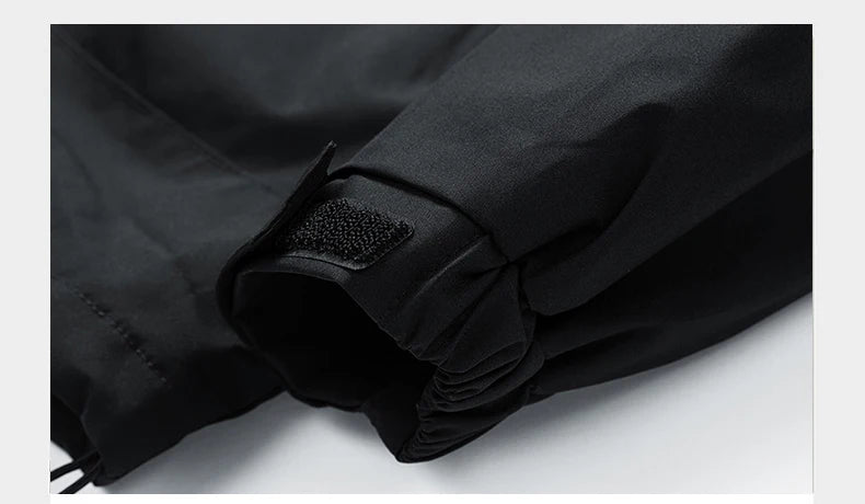 Men's Hooded Windbreaker Zip Jacket – Cargo Style