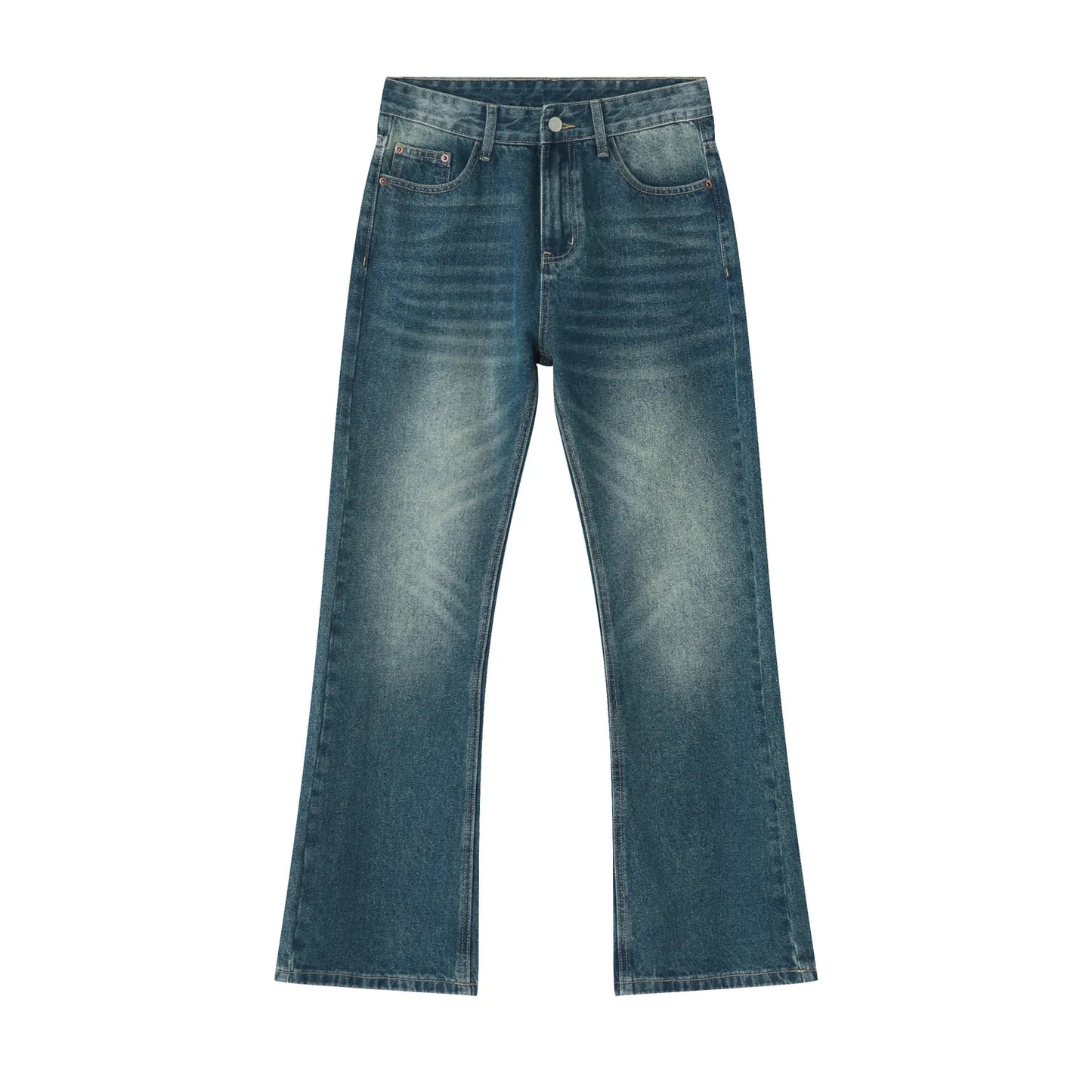Men's Vintage Loose Denim Jeans | Streetwear Style
