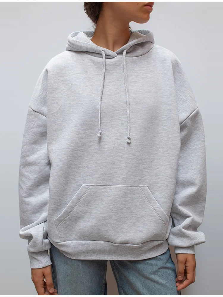 Trendy Creative Hooded Sweatshirt Wing Patterns Chic Designed Fashion Casual Long Sleeved Tops Versatile Women's Autumn Wear