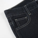 Women's Y2K Flared Jeans – Low Rise Embroidered Denim