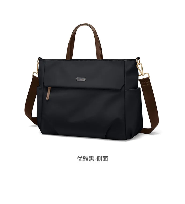 GOLF Women Business Handbag Briefcase Laptop Bag 15 Inch Waterproof Work Office Bag for Ladies Commuter Shoulder Bags Computer