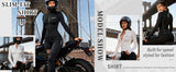 WOSAWE Women Motorcycle Jacket Downhill Motocross Motorbike Reflective Summer Biker Riding Clothing Apparel