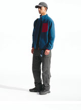 Outdoor Hiking Windproof Fleece Lined Stand Collar R2 Jacket Four Way Stretch Microfiber Polyester Spandex Keine Zeichen KZC