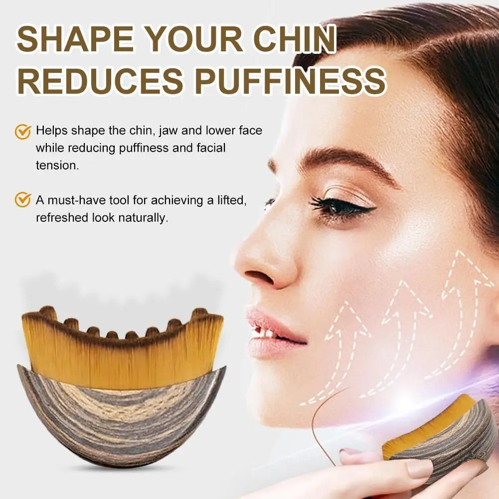 Lymphatic Contour Face Brush – Sculpting & Drainage Massager