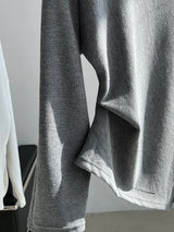 Women's Pleated Relaxed-Fit Sweatshirt