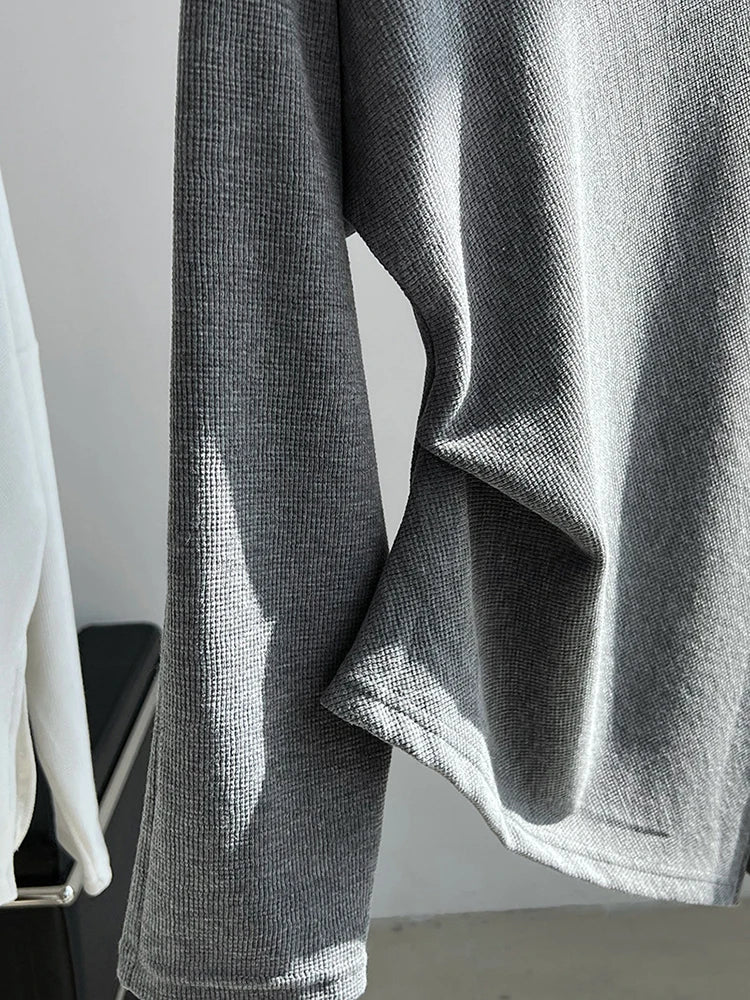 Women's Pleated Relaxed-Fit Sweatshirt
