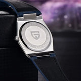 PAGANI DESIGN 2025 new thin 7MM men's quartz watch VJ21 37MM sapphire stainless steel waterproof 10Bar luminous C3 reloj hombre