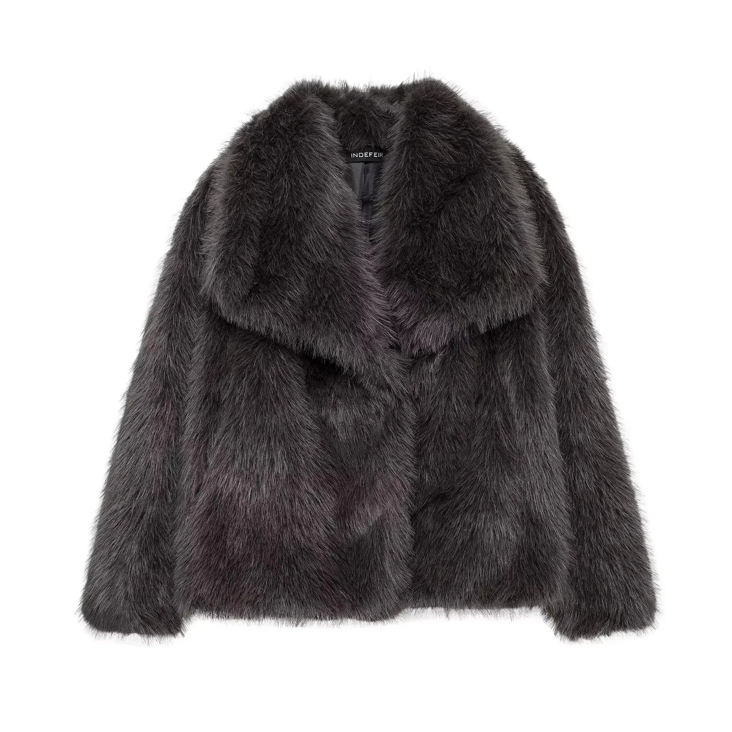 Elegant Faux Fur Oversized Coat