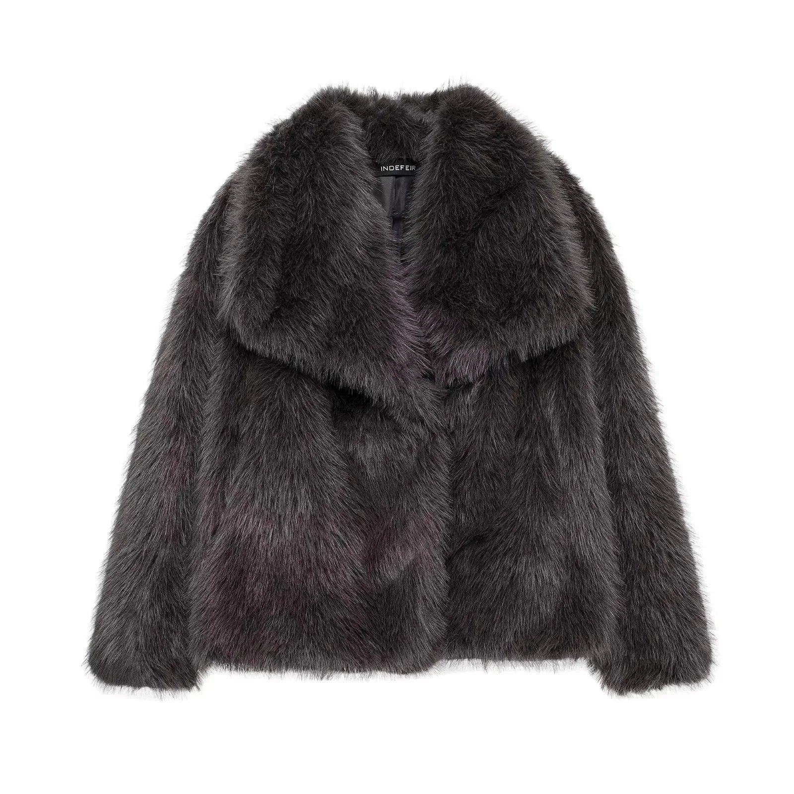 Elegant Faux Fur Oversized Coat