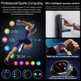 2026New Blood Pressure Air Pump Airbag Accurate Measure Smart Watch Men Micro Physical Examination Health ECG Smartwatch NFC BOX
