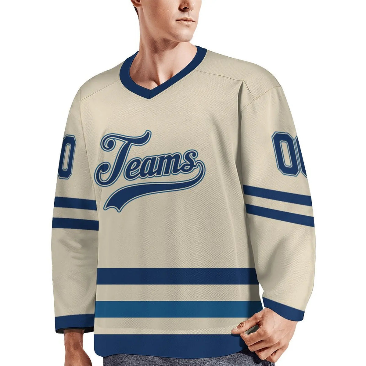 Custom Hockey Jersey with Personalized Name & Number