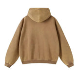 Men’s Vintage Wash Relaxed Zip-Up Hoodie