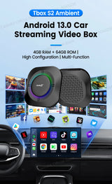 Carlinkit Android 13 AI Box – Wireless CarPlay & Android Auto