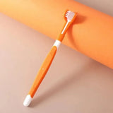 3-Sided Pet Toothbrush | Gentle Dental Care for Dogs & Cats