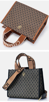 CH Fashion Monogram Print High Quality Metal Logo Casual Light Luxury Brand Designer 2026 New Women's Handbag