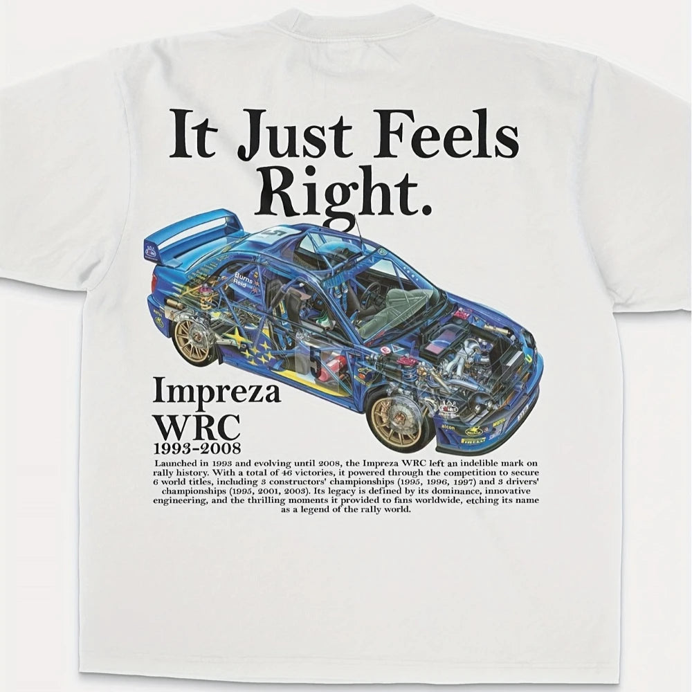 Japanese Racing Graphic T-Shirt — WRX STI Formula Drift Oversized Tee