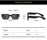 Retro Square Sunglasses – UV400 Luxury Shades