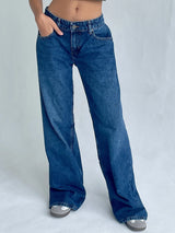 Y2K Baggy Straight-Leg Jeans