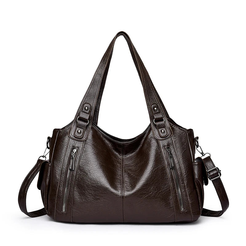 Elegant PU Leather Daily Handbag | American-Crafted Versatile Crossbody