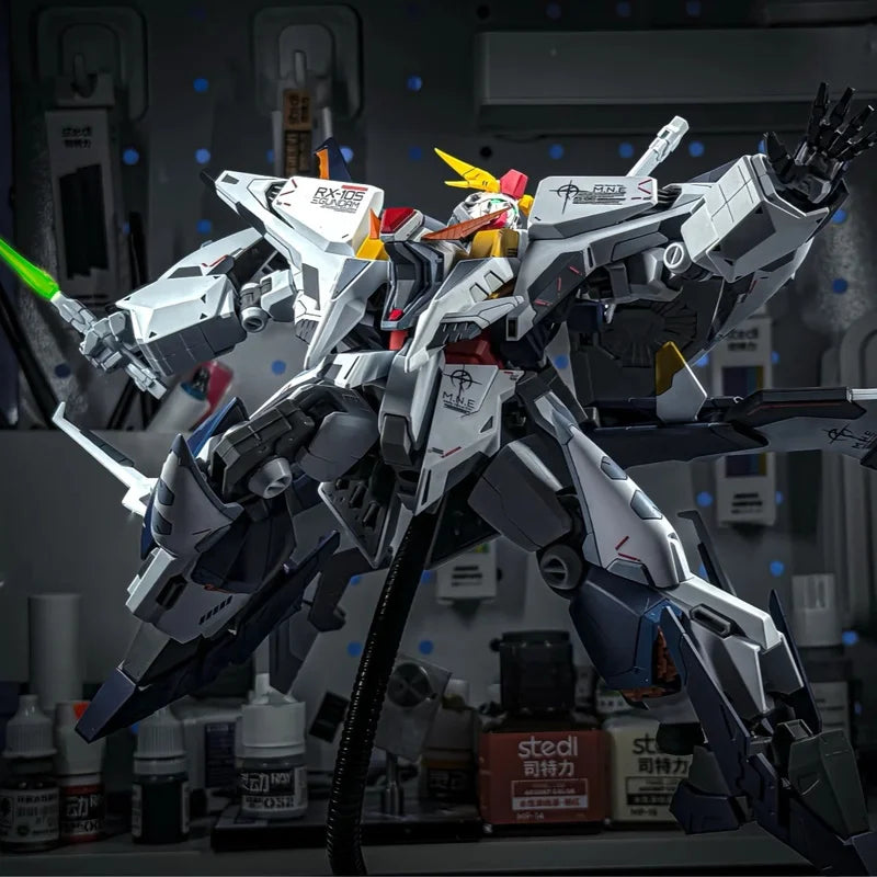 JUJIANG HG RX-105 XI RX-104FF Penelope 1/144 Scale Assembly Model Action Figure Toy for Hobbyists Plastic Model Collection Gift