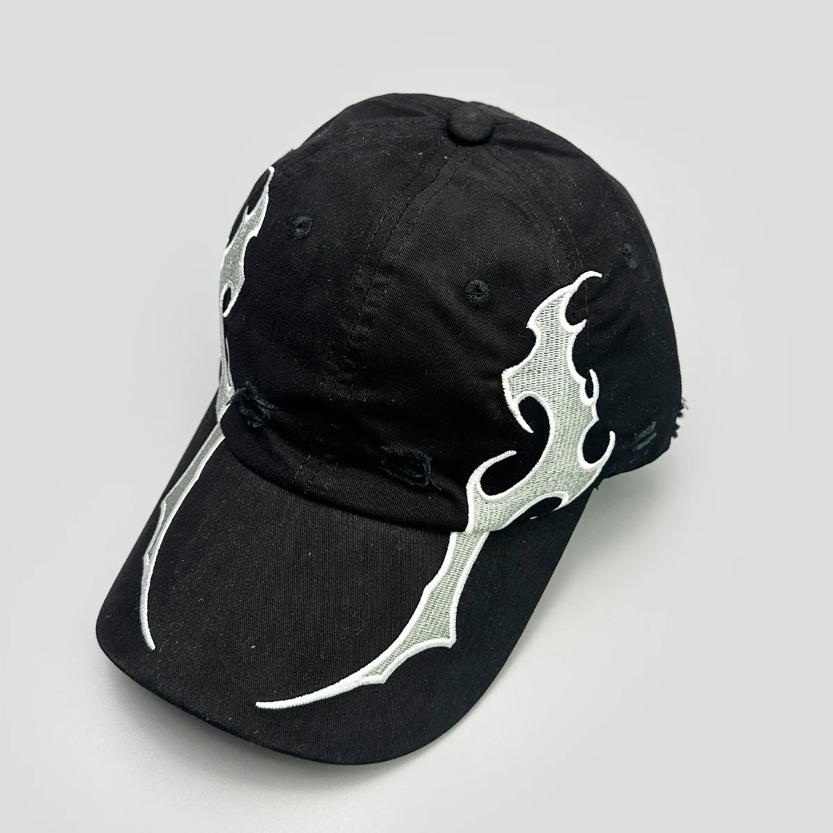 Flame Blade Embroidered Baseball Cap | Unisex