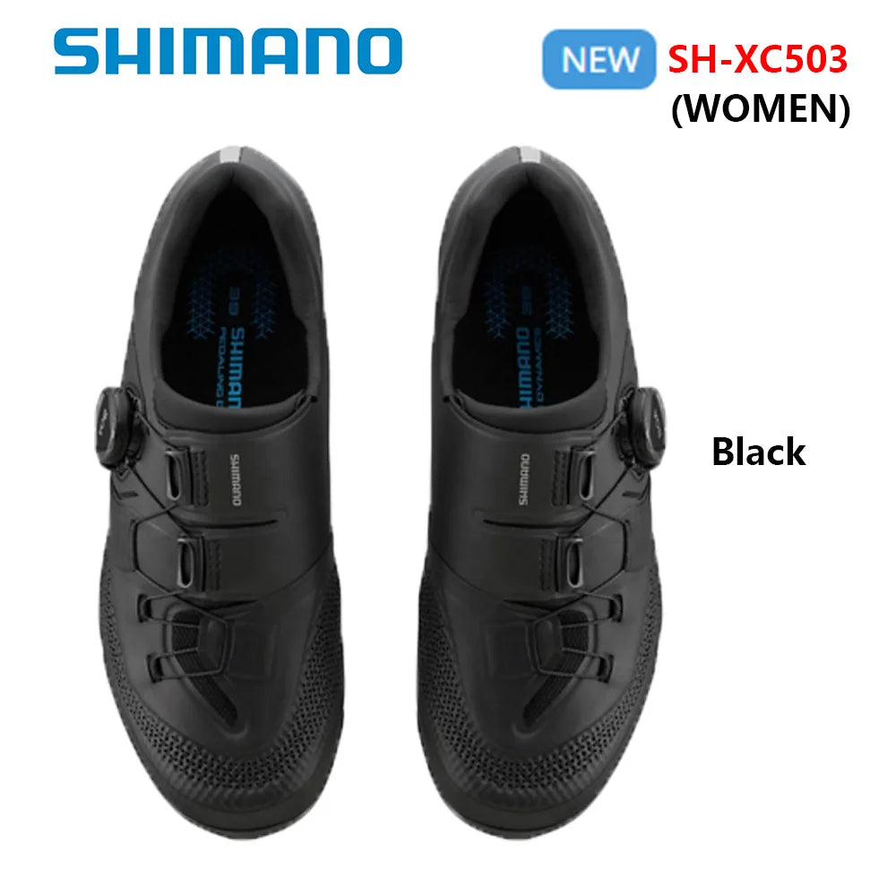 Shimano XC502 XC503 Mountain Bike Self-locking Shoes XC5 SH-XC502 Racing OFF ROAD/Cross Country Mountain Bike Lock Shoes