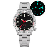 Militado New ML20 Automatic Mechanical Wristwatch PT5000 Sapphire 200M Waterproof Stainless Steel Bracelet 39Mm Luxury Watch Man