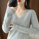 Women’s Lace V-Neck Knit Sweater