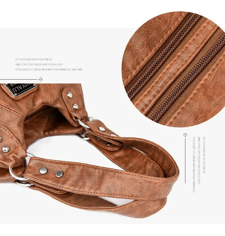 Luxury Soft PU Leather Women's Shoulder Bag