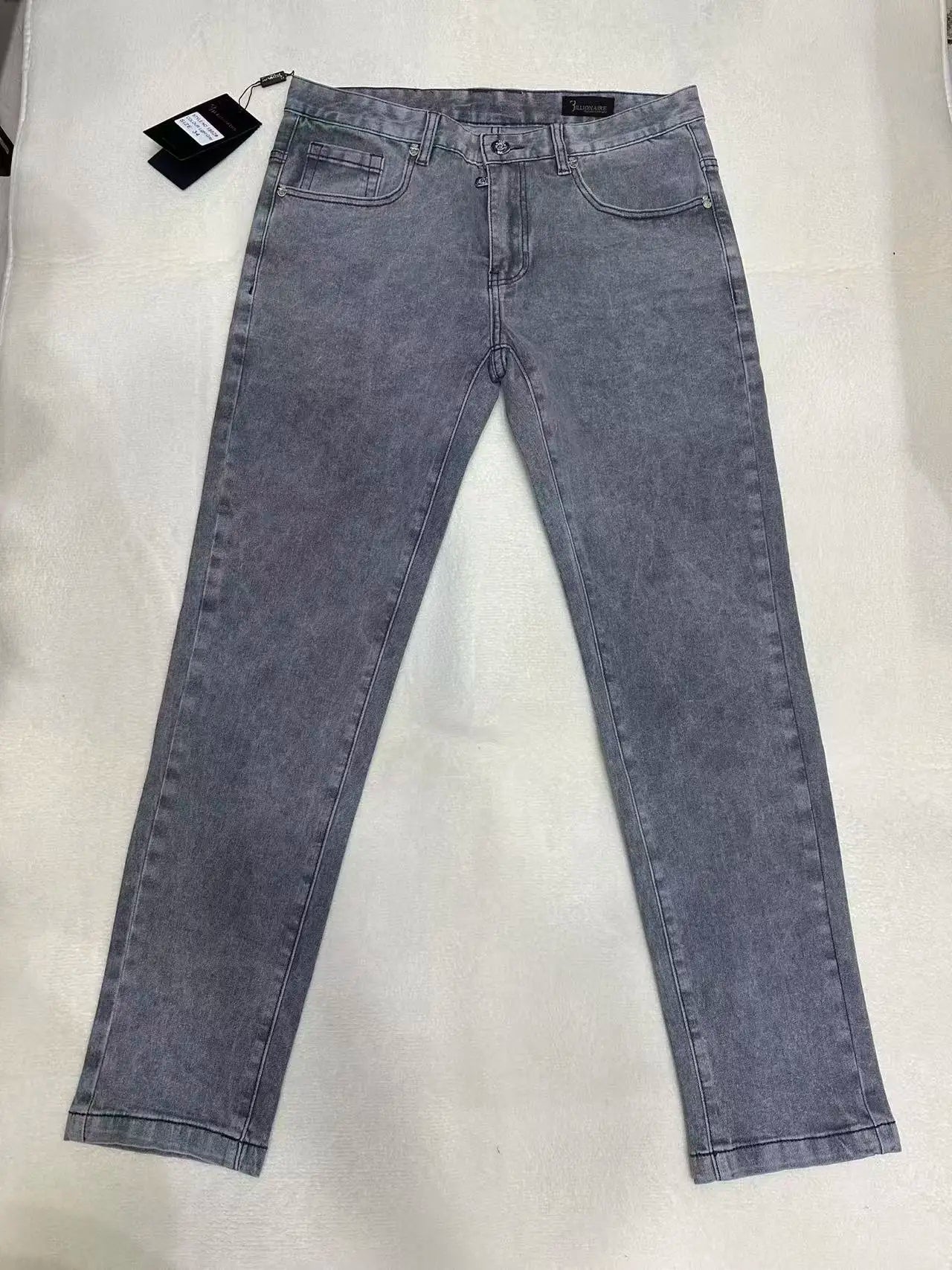 BILLIONAIRE BLSK CPRT Jeans Men 2026 Spring Summer new fashion Embroidery comfortable elasticity outdoors Big size 34-42 Pants