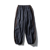 Men's Colorblock Wide-Leg Pants